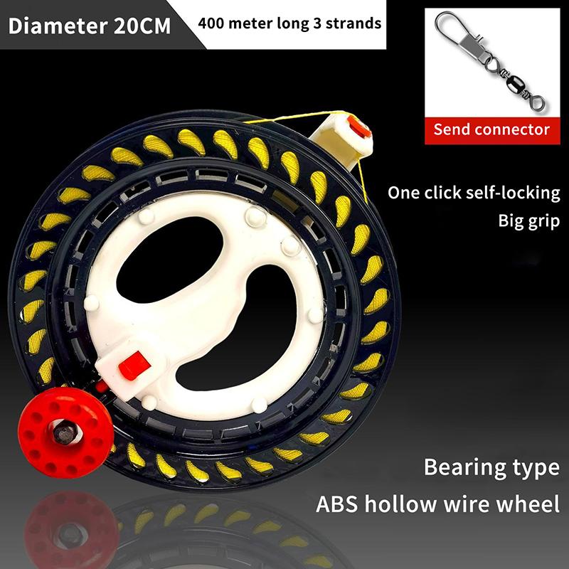1 Piece Outdoor Round Grip For Fying Kites 100-400M Kite Reel Winder Fire Wheel String Flying Handle Tool Twisted String Line