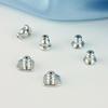 4PCS Earring Backs Ear Jewelry Replacement Earring Plugs Earrings Part Stainless Steel Texture Perfect for Daily Use