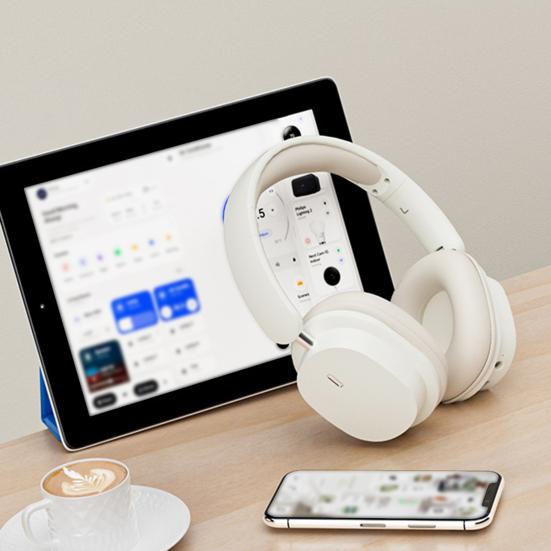 Wireless Headphones Ergonomic Design Active Noise Reduction HIFI Sound Immersive Music Bluetooth-compatible 5.3 Headsets