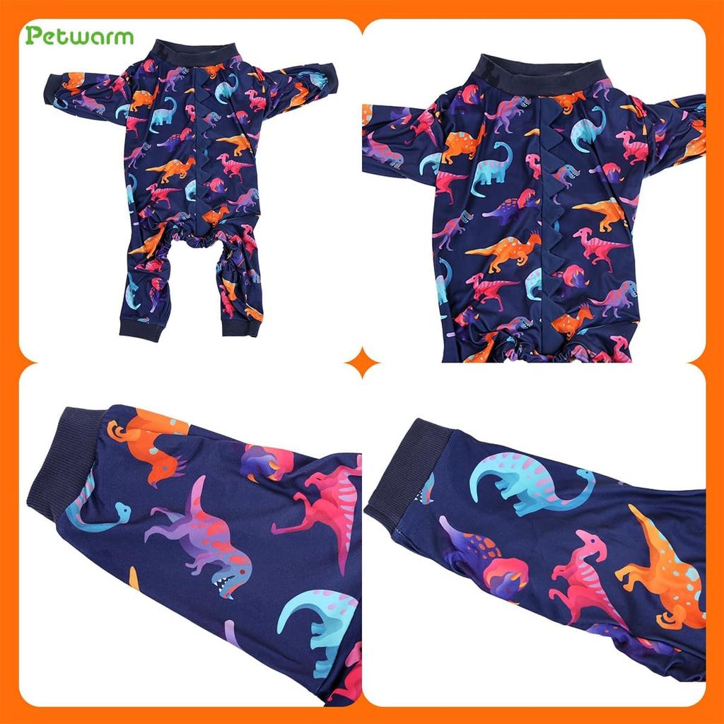 PetWarm Pajamas for Dogs, Dog Pajamas, All-Season Indoor or Outdoor Wear with Quick, Helps Contain Loose Hair on Couches and Seats, Soft Coverage