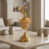 Freestanding Iron Scenting Agent Smoke Burner Decorative Ornate Perforated Oud Luxurious