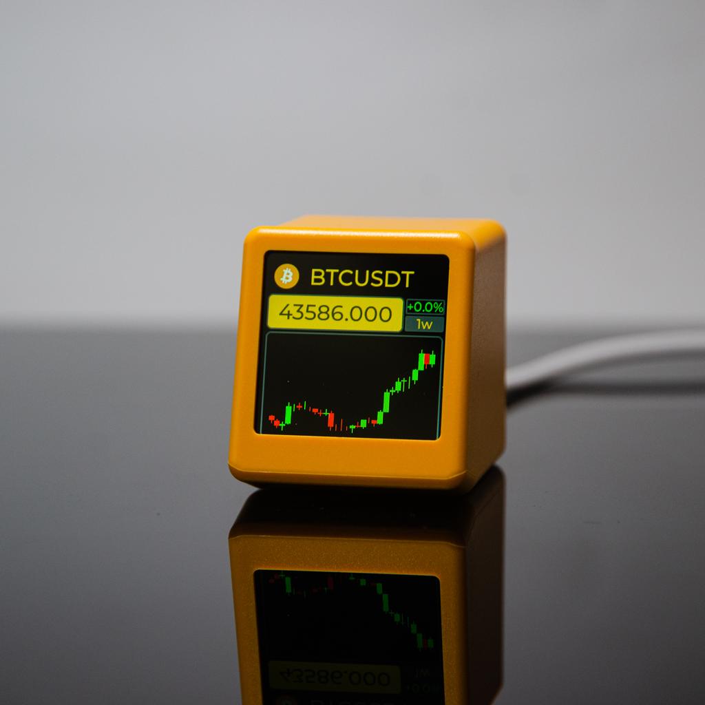 GeekMagic NerdMiner BitCoin CryptocurrencyStocksFuturesCurrency Exchange RatePrice Tracker TickerTime Clock Weather Display