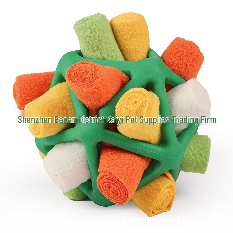 Interactive Dog Toy: Slow Feeder & Food Dispensing Ball