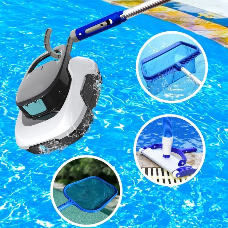 Multipurpose Pool Maintenance Hook Professional Grades Pool Vacuum Cleaner Retrieval Hook Adjustable Pool Poles