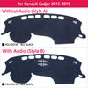 for Renault Kadjar 2015 2016 2017 2018  Anti-Slip Mat Dashboard Cover Pad Sunshade Dashmat Protect Carpet Car Accessories