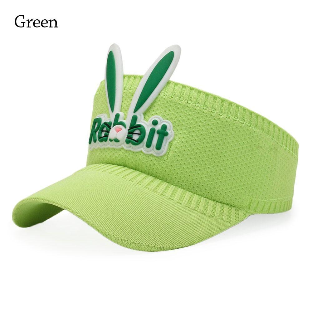 

Breathable Sun Hat UV Protection Baseball Cap Portable Summer Visors Men Women зелений