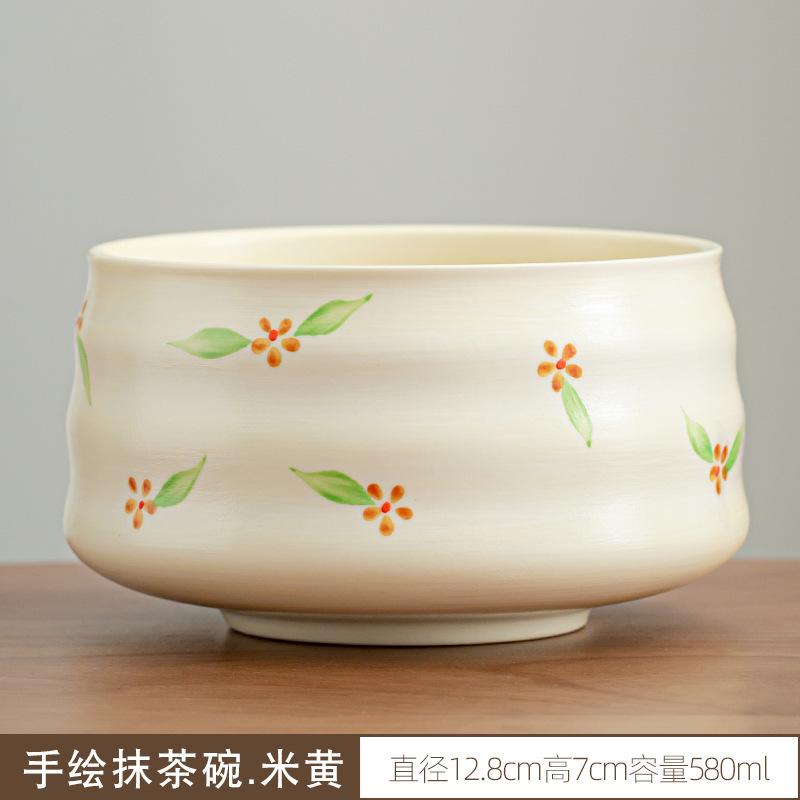 Matcha Hand Drawn Teaware Set Japanese Style Reusable Matcha Making with Ceramic Tea Bowl Tea Culture Gifts Accessories New