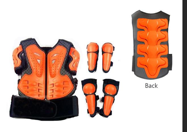 Kids Full Body Armor Motocross Off-Road Protective Vest Suit Anti-Impact with Knee & Elbow Guards for Boys And Girls 4-13 Years