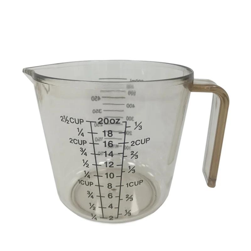 150/300/600/1000ml Measuring Cup with Scale Handle Plastic Tip Mouth Jug Cup Transparent Pour Spout Mixing Cup Measuring Tool