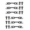 Roof Rack Bracket Bolt 90119-08C47 For Toyota For FJ For Cruiser 2007-14 Auto Roof Rack Removal Delete Clips Kits Plastic