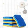6Pcs/Set Non-Scratch Cellulose Household Kitchen Sponges Dishes Sponge Multi-Use Dish Scrubber Sponge for Kitchen Cleaning Tool
