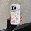Color Love Apple Applies To Apple 17PROMAX/iPhone Apple 13/14 Color Shell Cream Mobile Phone Case