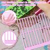 PLA Painting Ruler Alignment Tool Precision Positioning Square Painting Guide Time Saving Diamond Art Alignment Ruler for DIY