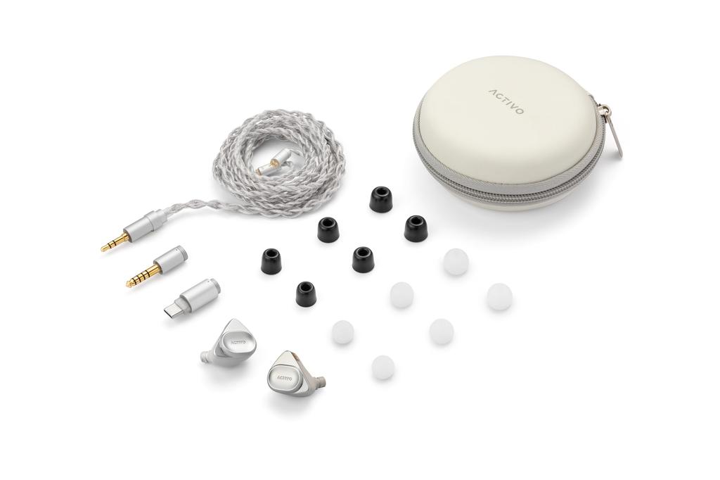 VGP2025 SUMMER Gold Award ACTIVO VOLCANO Silver X X 2 Triple Dynamic Driver Wired Switch2 Compatible IEM Switchable Carrying Case Monitors Winner