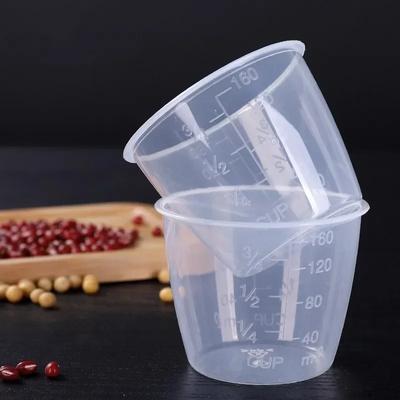 1 Adet 160ml Gıda Sınıfı PP Pirinç Ölçü Kabı Mutfak Malzemeleri Şeffaf Plastik Ölçü Kapları Mutfak Aletleri