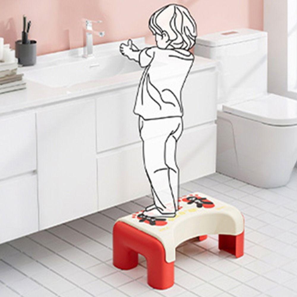 Ergonomic Toilet Footstool Waterproof Children's Toilet Stool Under Desk Footrest  Pregnant Woman
