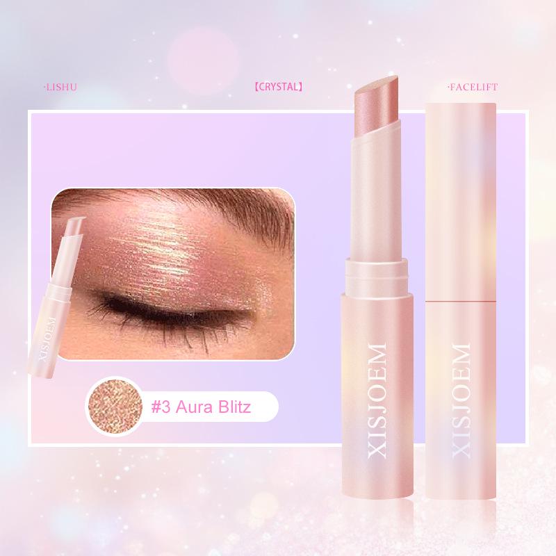 Stick Strălucitor 3-în-1: Farduri de pleoape, ruj și iluminator multicolor