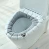 Household Toilet Auxiliary Seat Cushion,  Warmth for All Seasons, Autumn Toilet Seat Cover, Thick Seat Cushion for Winter