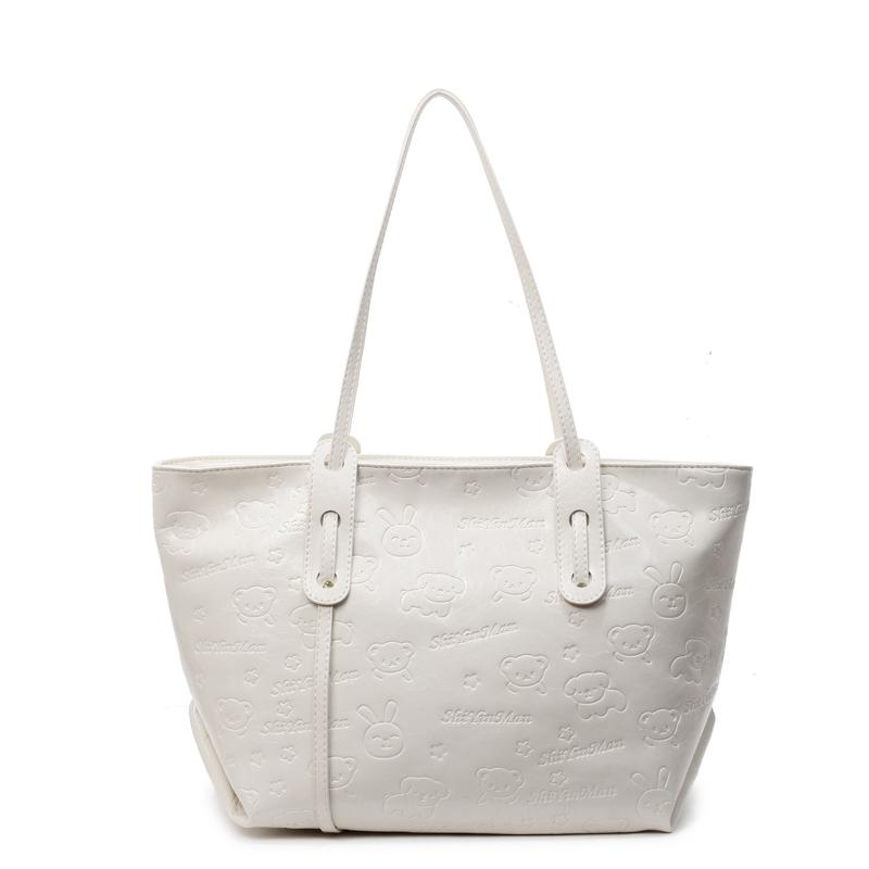 Bags Female large-capacity college students in class One shoulder messenger bag Niche tote bag Commuter bag