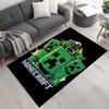 Minecraft Creeper Pixel Art Carpet Design for Decorate room Study room Playrooms Balcony Anti-slip Rug Decorate Offices Best for Christmas