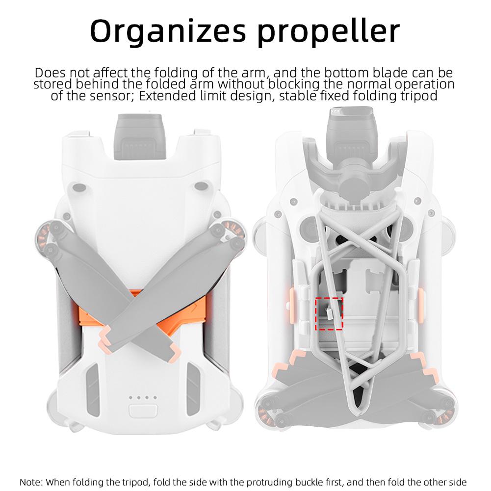 For DJI Mini 3/3 Pro Landing Gear Foldable Extension Drone Support Protective Legs Protector Ac R4J0