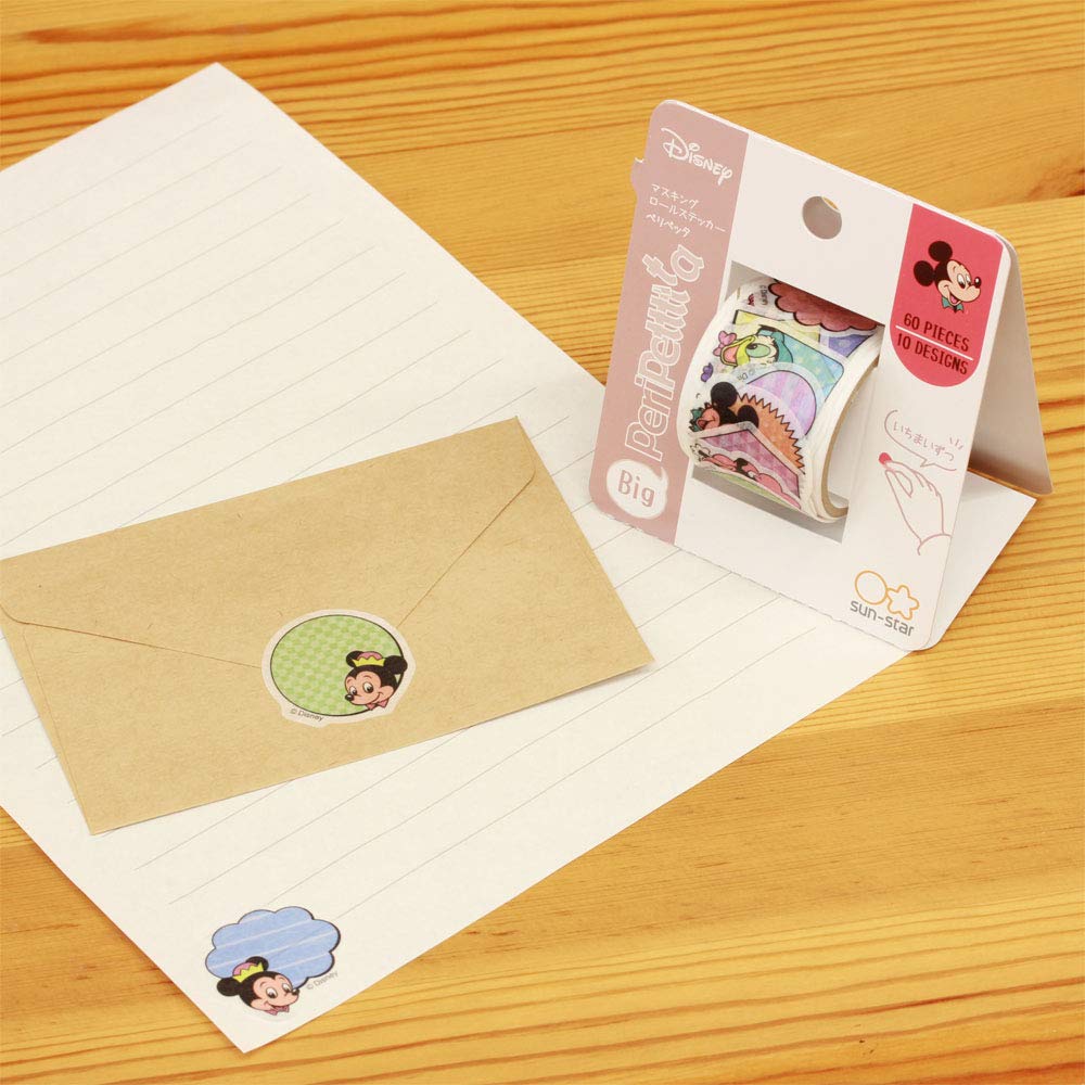 Sunstar Stationery Disney Masking Mickey and S8580049 Stickers, Peripetta, Friends,