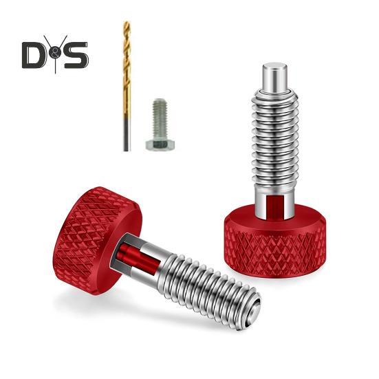 1 Stück/1 Satz Packout-Griff-Schnellspannstifte, rostfrei, korrosionsbeständig, einziehbarer Federkolben, Schnellspann-Verriegelungsstifte