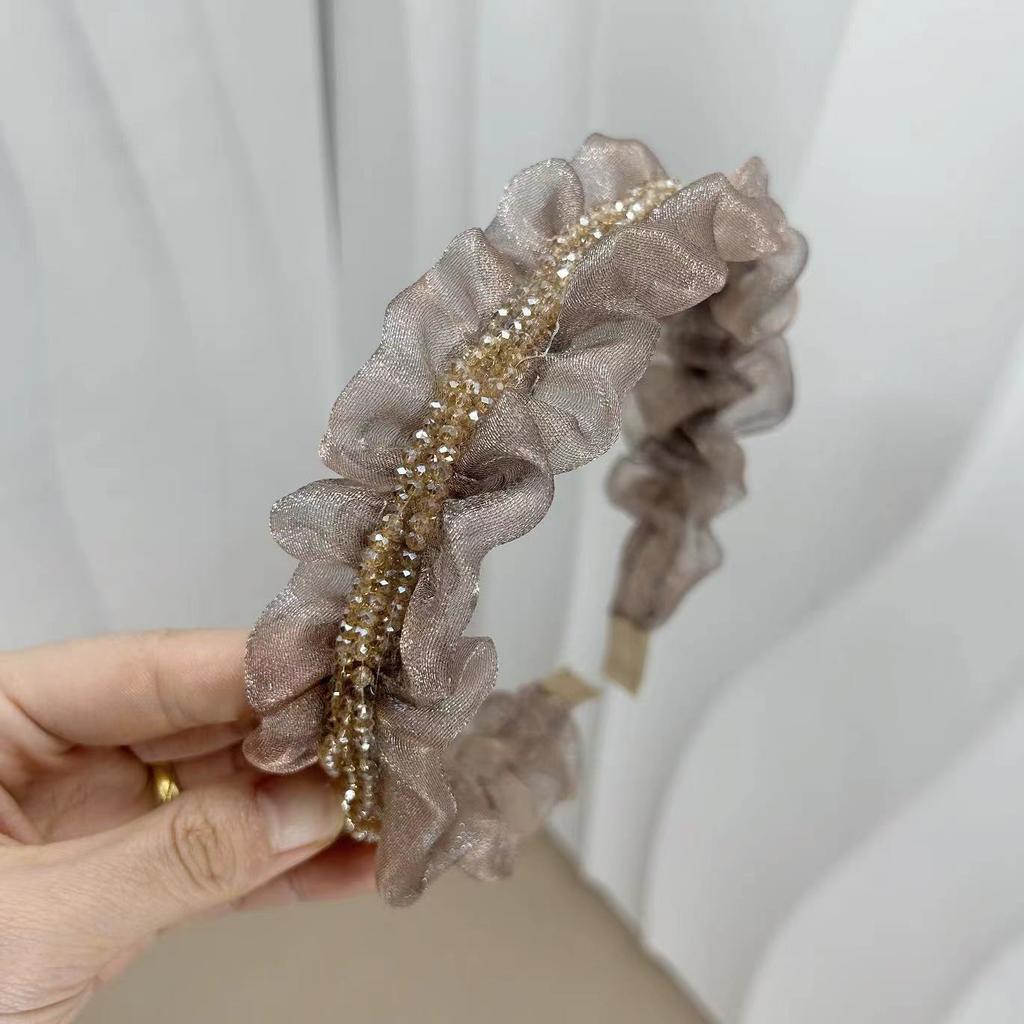 Lolita Style Headbands Gorgeous Organza Womens Shiny Accessories Hair