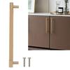 Center To Center 224mm Pull Handle Brass Cupboard Handle Bar Drawer Pull Handle  Kitchen Cabinets