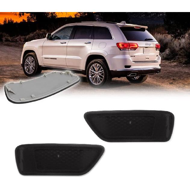 GTINTHEBOX Red Lens Rear Bumper Reflector Light Lamp Compatible with Jeep Grand Cherokee 2012-2018, Patriot 2013-2017, Compass 2011-2016,Dodge