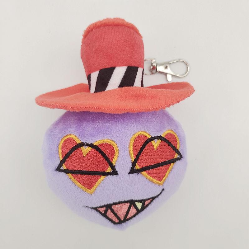 New Hazbin Hotel Evil Boss Clown Keychain Plush Toy