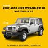 Heckklappenscharnier-Abdeckungen Zierleisten Für 2007-2018 Jeep Wrangler JK Zubehör Unlimited