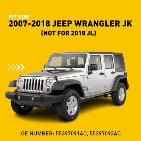 Heckklappenscharnier-Abdeckungen Zierleisten Für 2007-2018 Jeep Wrangler JK Zubehör Unlimited