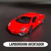 1/36 Lamborghini Aventador Replica Muscle Car Modello Scala Metallo Pressofuso Miniatura Arte Veicolo Pullback Regalo di Natale Bambino Ragazzo Giocattolo