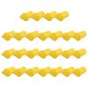 25 x 21mm Dust Cap Long Wheel Nut Indicators Yellow Safety Wheel Nut Indicators