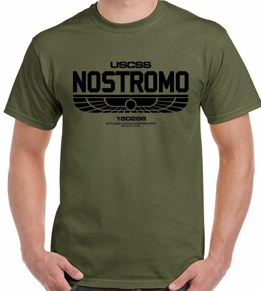 Nostromo T-Shirt 180286 Mens Alien Film Movie USCSS Weyland-Yutani Sci-fi 4XL