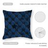 Alphabet Texture Cushion Cover Anti-dustmite Pillowcase Invisible Zipper Silky Short Plush Sofa Cushion Cover