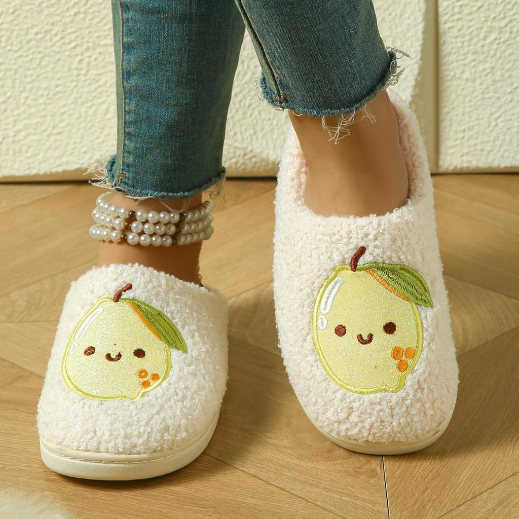 Bekväma Vinterbomullstofflor för Par - Mjuka, Förtjockade, Halkfria Sulor