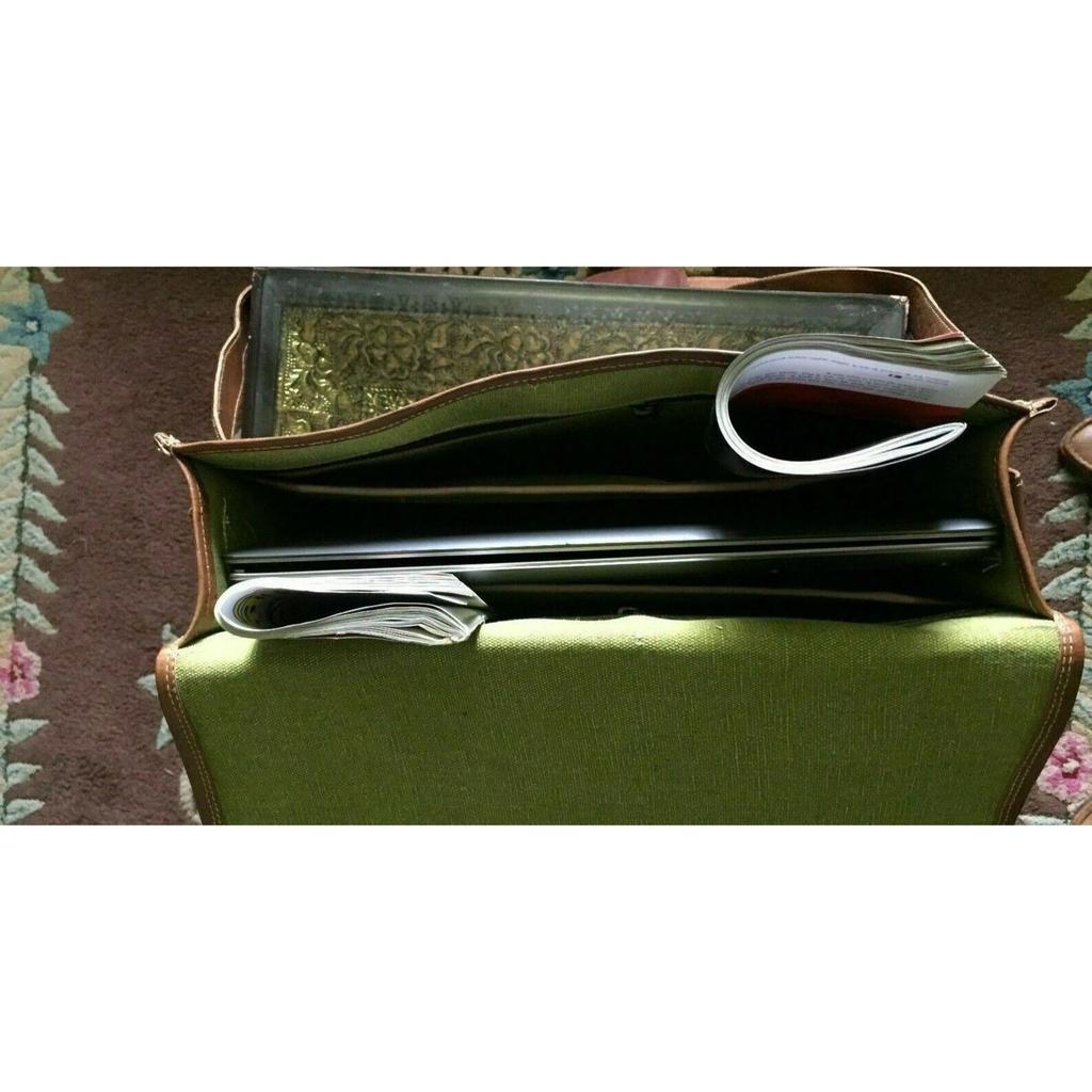 Leather Men's Messenger Shoulder Laptop Under Budget Bag Briefcase Vintage