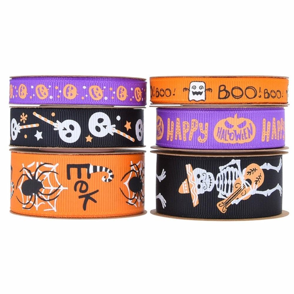 Pumpkin Halloween Decorative Ribbon Bat DIY Ribbon Strips  Party Decor