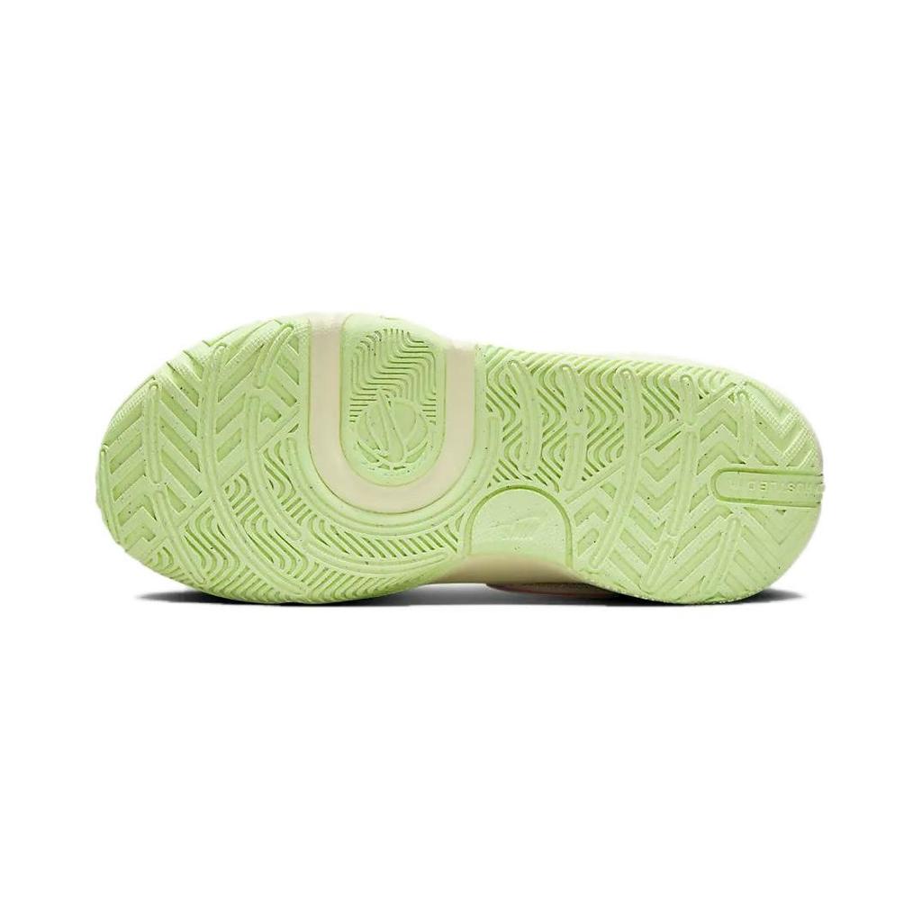 Nike Team Hustle D11 PS Summit White Barely Volt Kids Sneakers Coconut-Milk Light-Photo-Blue FJ1393-100