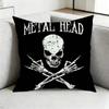 Logo Creative Punk Rock Style Square DoubleSided printed Pillow Case Bedroom Bedside Pillow Sofa Cushion Cover Gift
