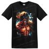 Eren Yeager Attack Titan Attack On Titan Anime Graphic T Shirt Color Burst Tee