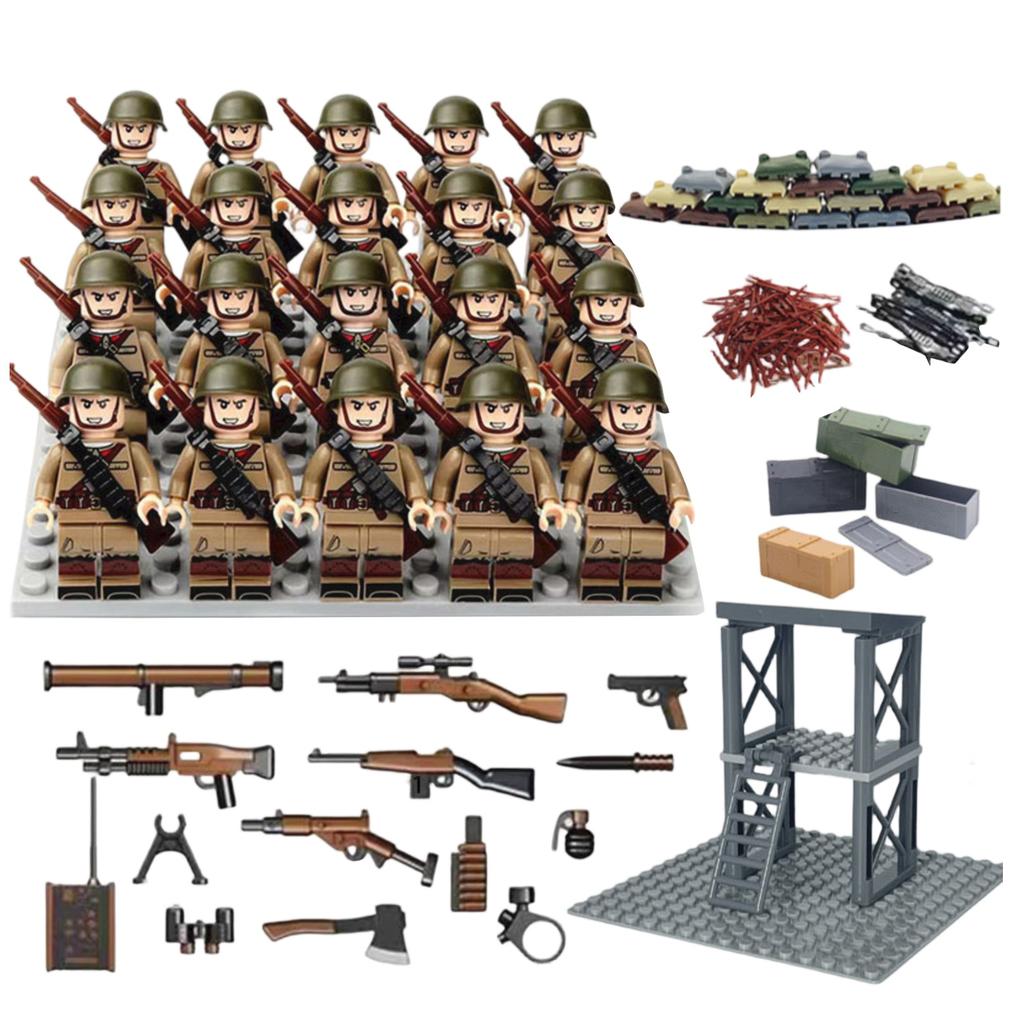 Weapons And Equipment, Watchtowers, Mortars, Compatible Howitzers, Puzzle BuildingBlocks, Minifilm Toys