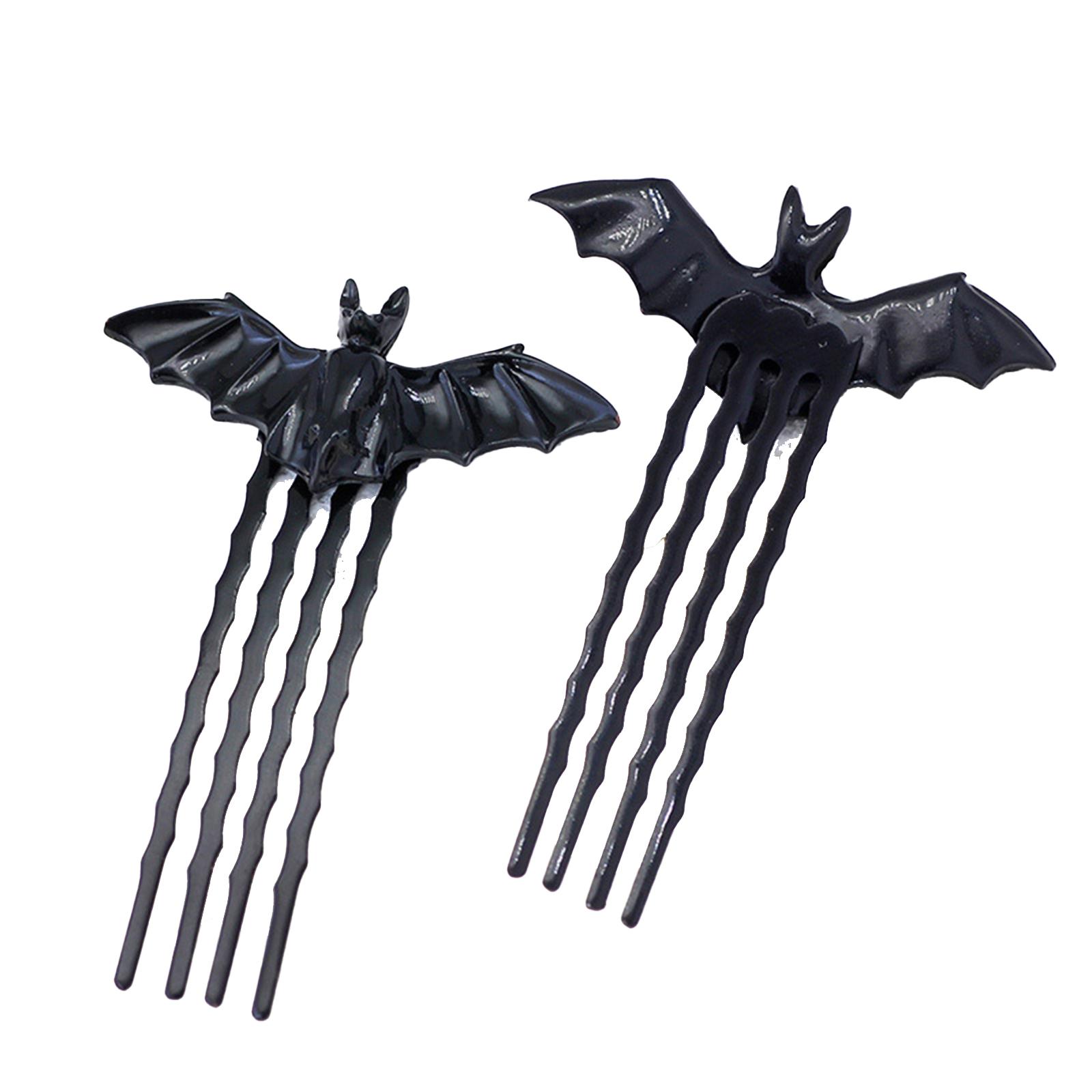 

2pcs Bat Shape Hairpin Simple Temperament Hair Clip New Princesses Barrettes for Themed Parties and Everyday Wear 1
