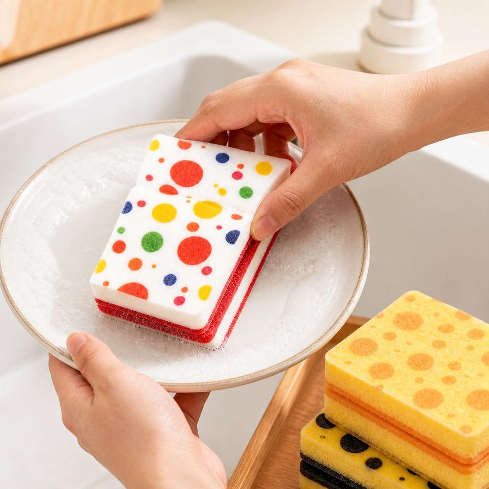 Thickened Sponge Sponge Scrubber Absorbent Kitchen Cleaning Sponge Kitchen Cleaning Tool