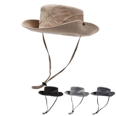 Season Outdoor Mountaineering Jungle Hat Men'S Travel Fishing Shade Sun Protection Hat Casual Men'S Bucket Hat
