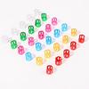 50pcs Braid Accessories Hair Rings Braiding Decorative Hair Clips Mixed Color Aluminum Flower Tubes Non-Rust and Fade