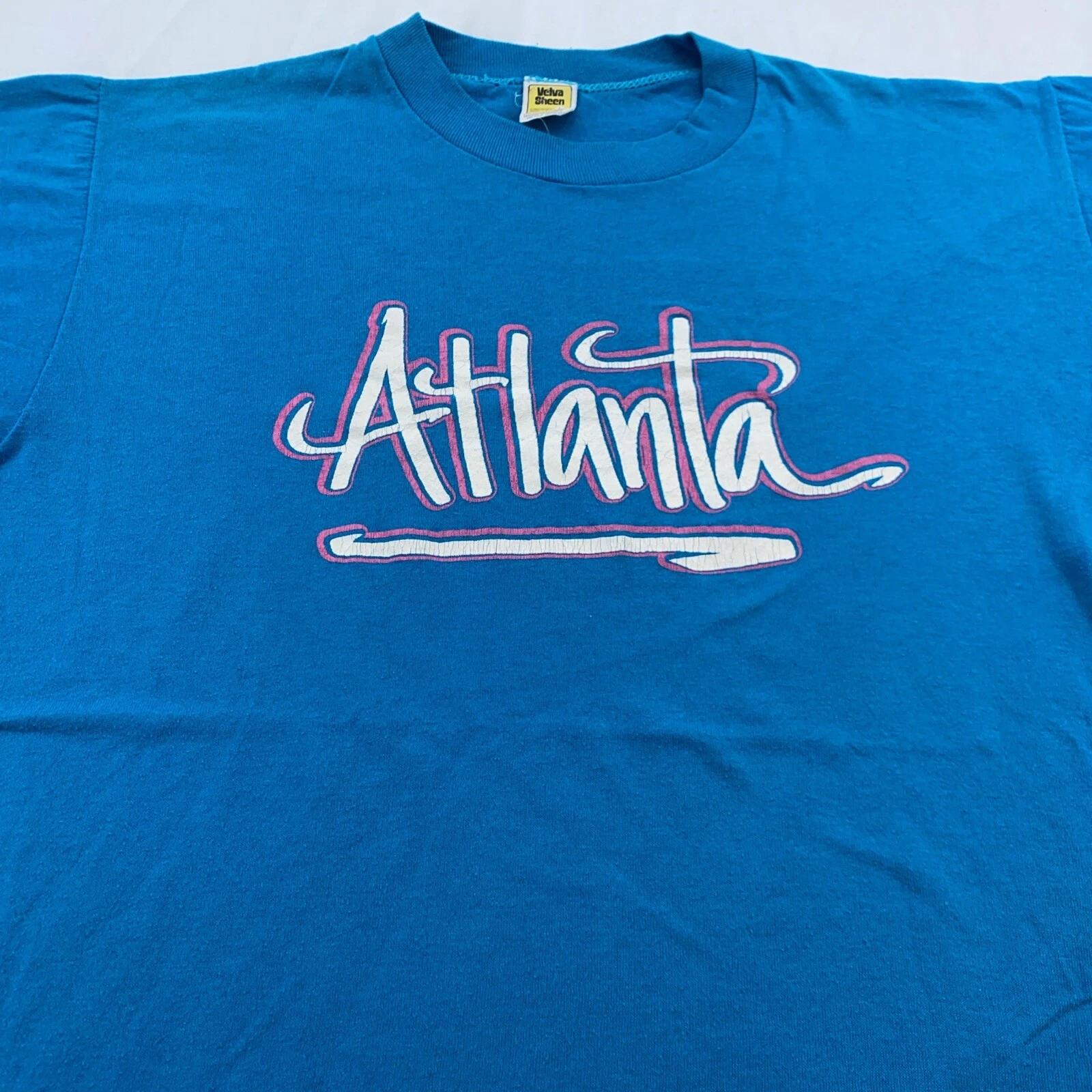 vintage 90s ATLANTA GA SINGLE STITCH T-Shirt MEDIUM M