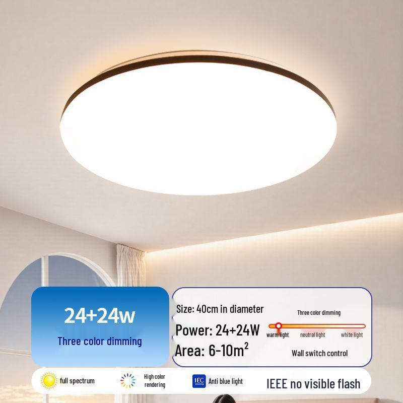 2025 Modern Minimalist LED Ceiling Light for Living Room, Bedroom, Study & Balcony - Super Bright